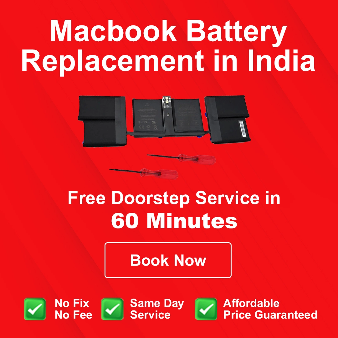 Macbook Battery Replacement in India